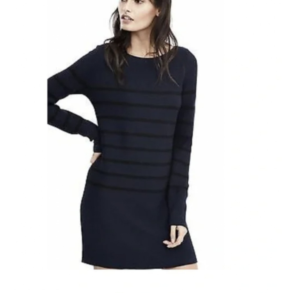 Banana Republic Navy Sweater Dress - Picture 3 of 6